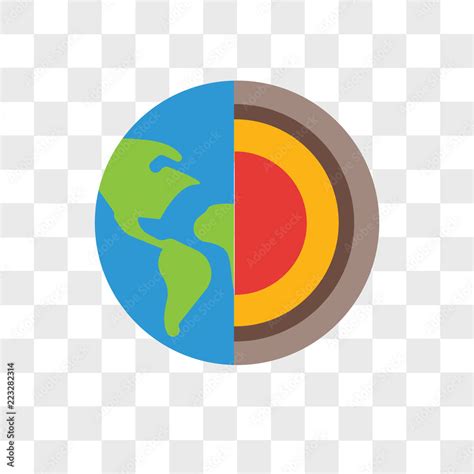 Geology vector icon isolated on transparent background, Geology logo ...