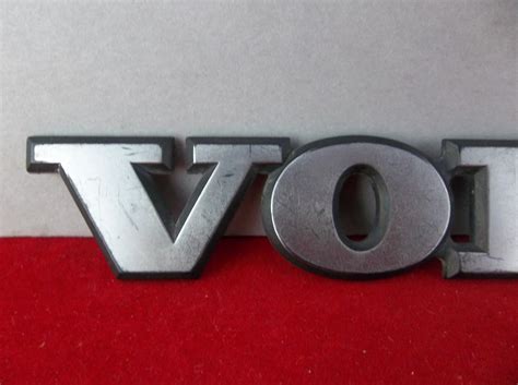 1990's Volvo Trunk Lid Plastic Emblem OEM - Car & Truck Parts & Accessories