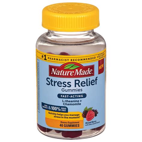 Nature Made Stress Relief Gummies Mixed Berry - Shop Diet & Fitness at ...