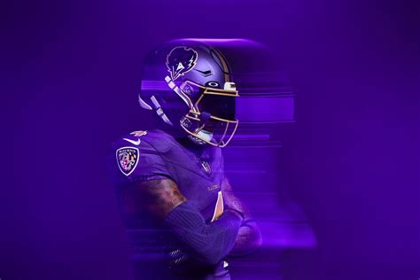 Fans hyped over first look at Ravens' alternate helmet paired with color rush: "Best uniform in ...