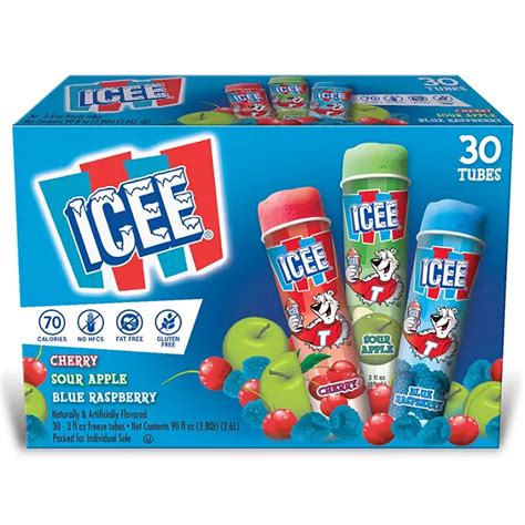 ICEE Freeze Squeeze Up Variety, Frozen, 30 ct. - Sam's Club