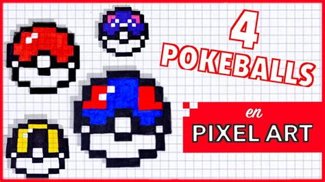 Pokeball Pixel Grid