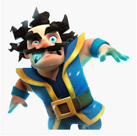 Clash Royale Electro Sorcier Png - Clash Royale Electro Wizard Png, Transparent Png ...