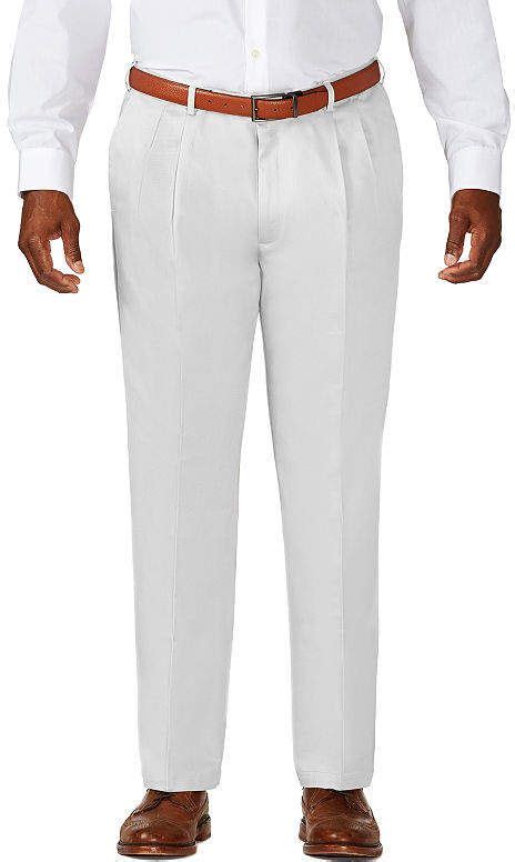 Haggar Work to Weekend Pleated Pants-Big & Tall | Pleated pants, Haggar ...