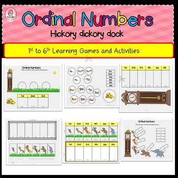 Ordinal Numbers games and Activities for Prek | Kindergarten by Mommy RBT