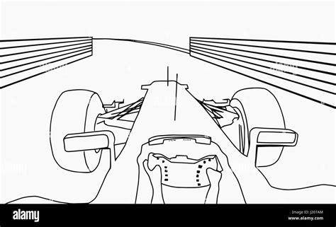 F1 Car Plan View