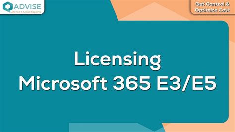 Your next Microsoft 365 E3/E5 license and bundles available - YouTube