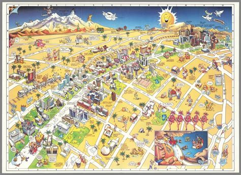 Las Vegas Visitor's Map (1989) : MapPorn