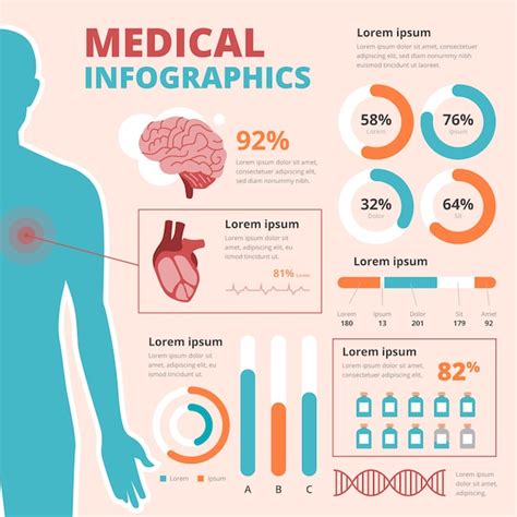Free Vector | Medical infographic template