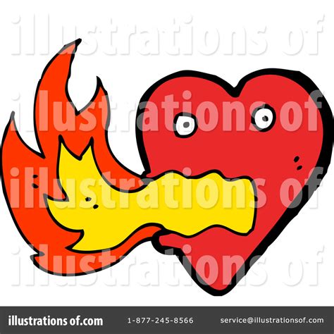 Flaming Heart Clipart at GetDrawings | Free download