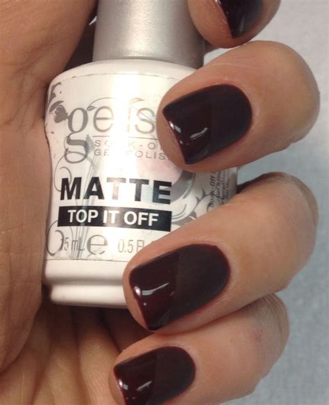 Matte with shiny diagonal. Definitely 'nailed' it! | Nails, Shellac ...