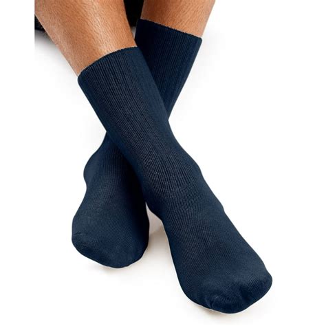 World's Softest - Worlds Softest Mens Crew Socks 1-Pair, L, Navy - Walmart.com - Walmart.com