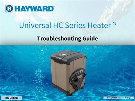 HAYWARD HC SERIES TROUBLESHOOTING MANUAL Pdf Download | ManualsLib