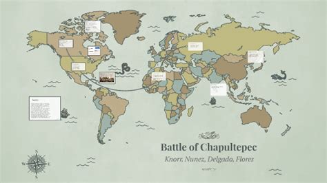 Battle Of Chapultepec Map