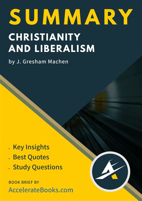 Christianity and Liberalism by J. Gresham Machen – Accelerate Books