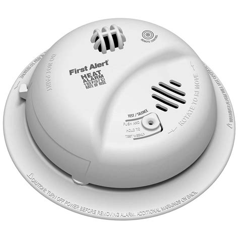 First Alert HD6135FB BRK Brands Hardwired Heat Alarm with Battery Backup