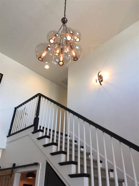 stairs chandelier | Ceiling lights, Stairs, Chandelier