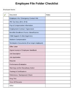 What to Include in a Personnel File [+ Free Checklist]