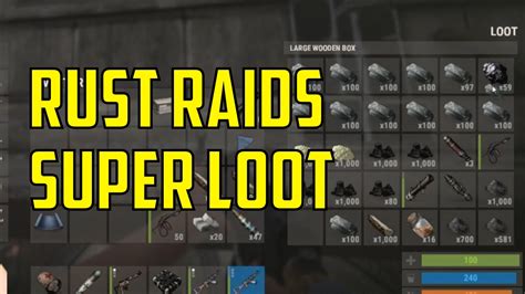 Rust | Easy Raids = SUPER LOOT - YouTube