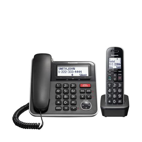 Panasonic Corded Phone System with Digital Answering Machine, KX-TGB85x ...