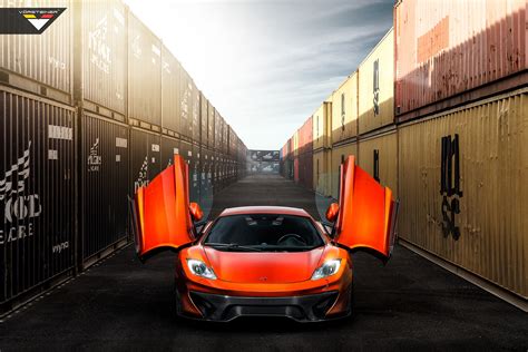 Orange McLaren 12C Tuned and Sitting on Color- Matched Rims — CARiD.com ...