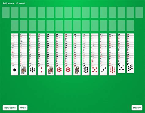 FreeCell Four Deck Solitaire - Jogue On-line | Jogos de Paciência Gratuitos