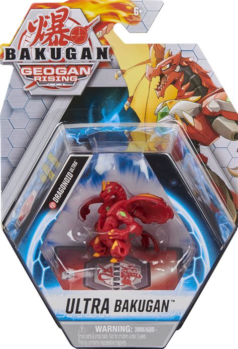 Bakugan Ultra, Dragonoid, 3-inch Tall Geogan Rising Collectible Action ...