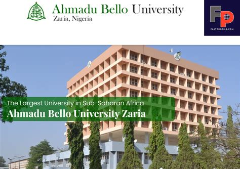 List Of ABU Courses 2024 | Ahmadu Bello University, Zaria