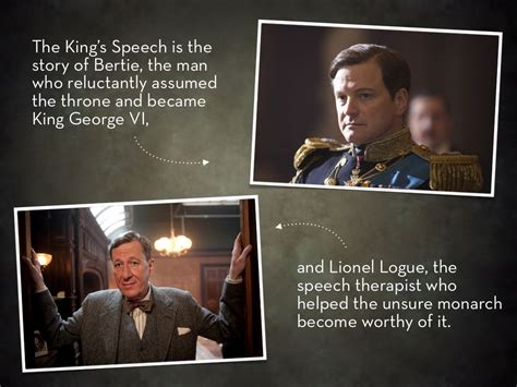 The King’s Speech is thestory