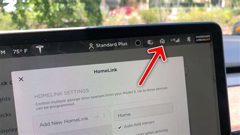 Homelink Automatic Garage Door Opener for Tesla Model 3 Standard Range Plus - YouTube