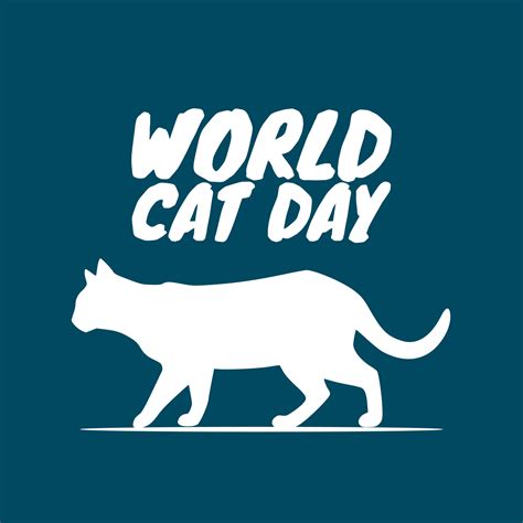 world cat day vector lllustration 5348562 Vector Art at Vecteezy