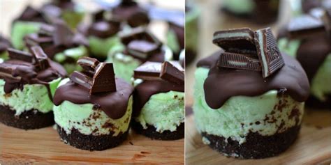 Andes Mint Mini Cheesecakes | Small Town Woman