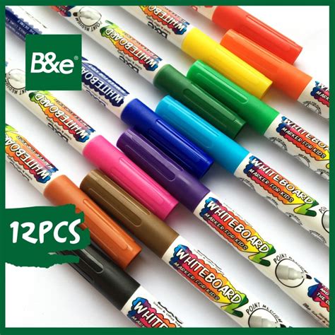 bnesos Whiteboard Markers White Board Markers For Kids 12colors #8862 ...