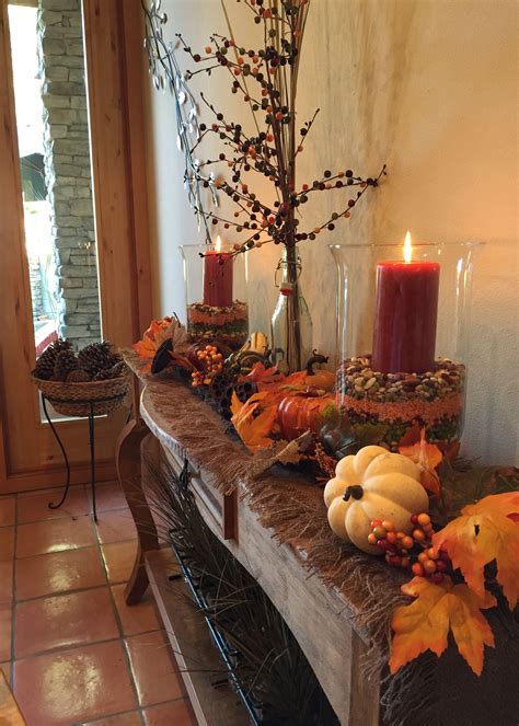 DIY FALL ENTRY TABLE DECOR Inspired by ... | Fall entryway decor, Entry ...