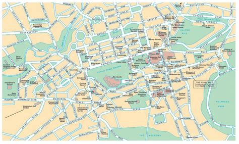 Edinburgh Street Map Printable - Printable Maps