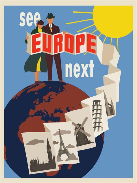 Europe Travel Poster Free Stock Photo - Public Domain Pictures