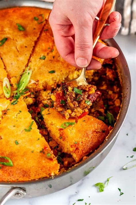 Homemade Cornbread Tamale Pie - Aberdeen's Kitchen