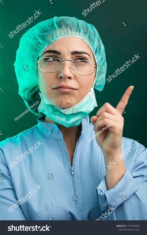 Doctor Blue Lab Coat White Facial Stock Photo 1777705082 | Shutterstock