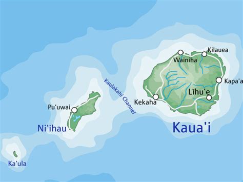 Kauai Island Hawaii Map - Dorisa Josephina