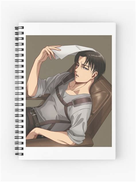 Spiralblock for Sale mit "Levi Ackerman Fanart" von Beth-05 | Redbubble