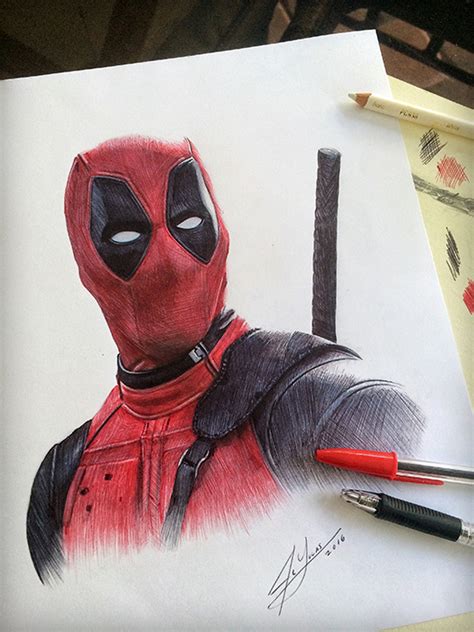 Deadpool Sketch :: Behance