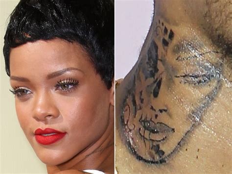 Is Chris Brown's new tattoo supposed to be a battered Rihanna?