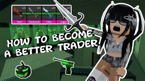 HOW TO BECOME A BETTER TRADER IN MURDER MYSTERY 2 [TIPS AND TRICKS ...