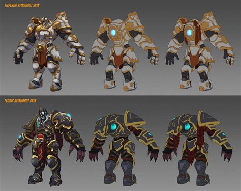 Fanart Reinhardt skins by Grosnez on DeviantArt