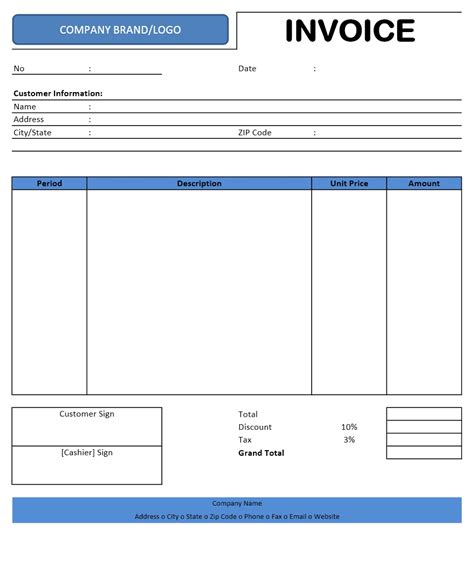 Libreoffice Invoice Template | invoice example