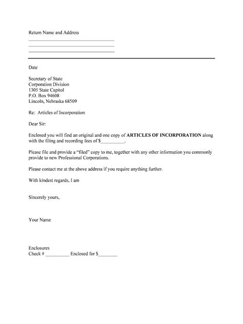 Corporate and BusinessNebraska Secretary of State Form - Fill Out and Sign Printable PDF ...