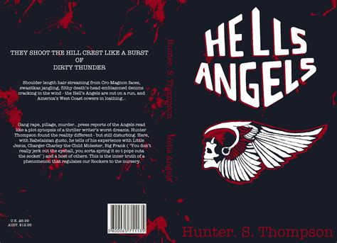 'Orange Rolls, Angels Spit': Hells Angels - Book Cover Design