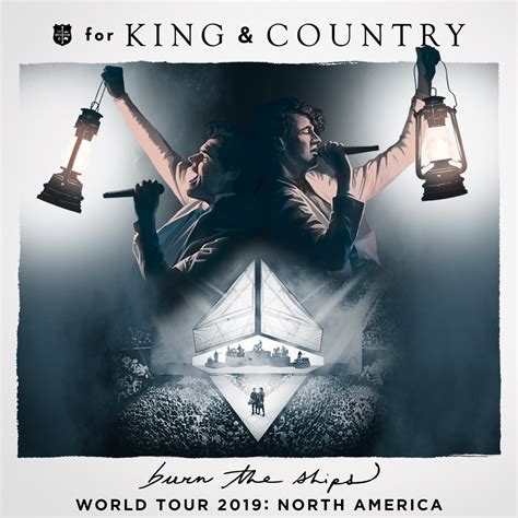 for KING & COUNTRY - burn the ships world tour 2019