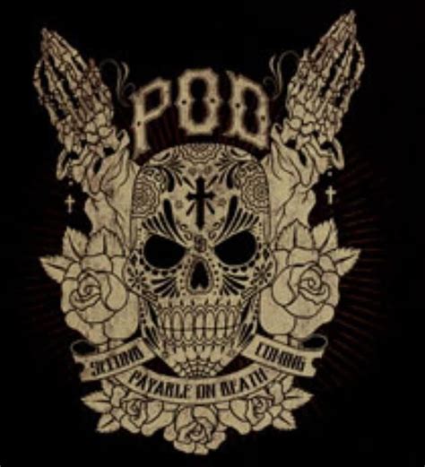 P.O.D. Band Logo p.o.d. T-Shirt Officially Licensed Tee | Band logos ...