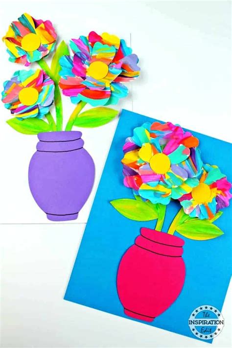 Painted Flower Art and Craft for Preschool · The Inspiration Edit